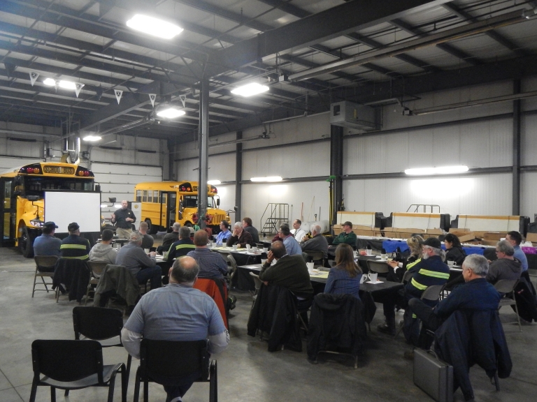 Leonard Bus Sales Bergen Facility Hosts Western New York Head Mechanics