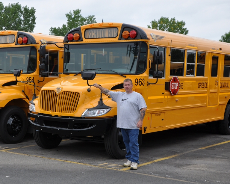 Leonard Bus Sales delivers fifteen new IC Bus conventional school buses