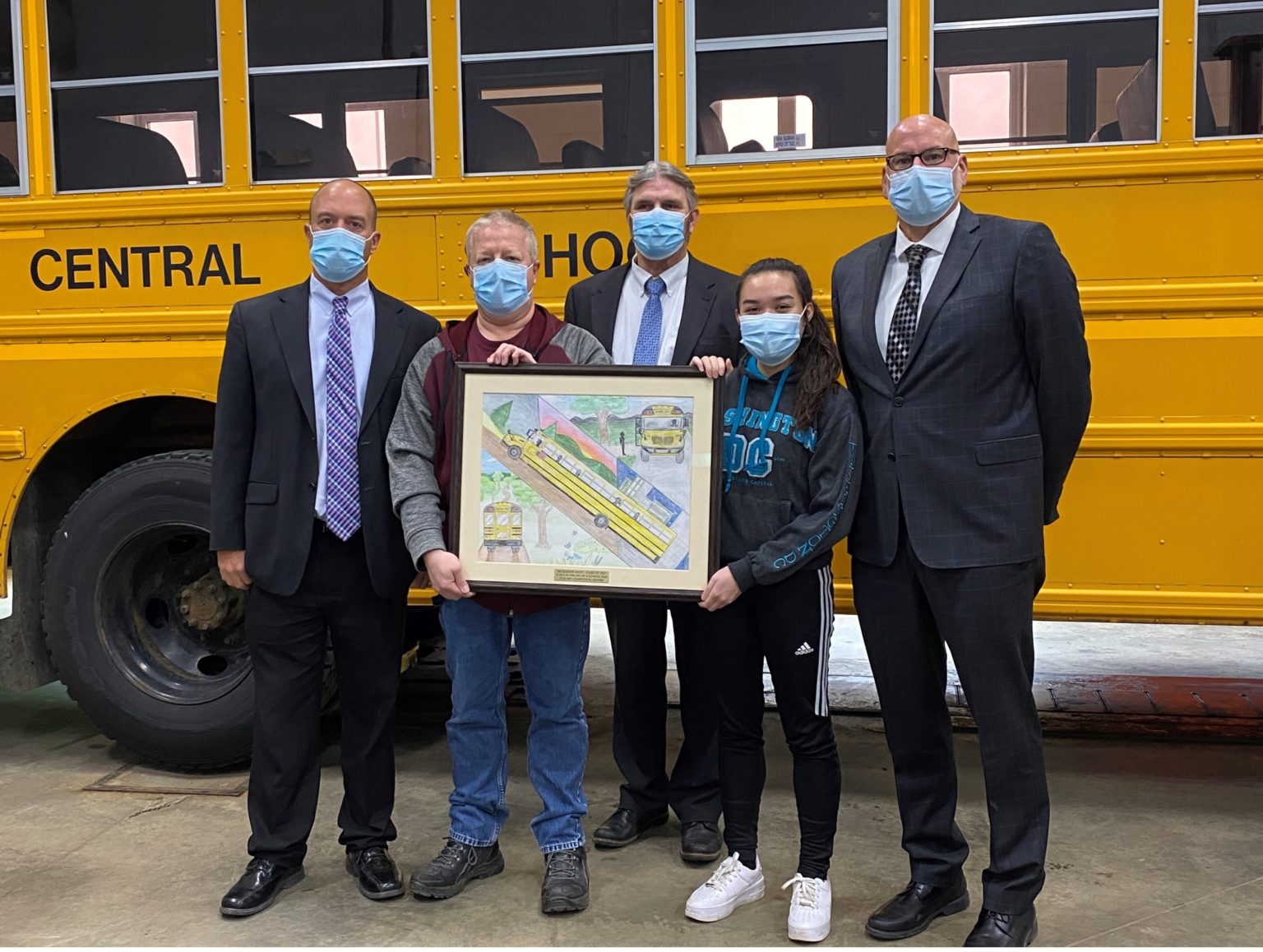 Portville Central Senior Named School Bus Art Competition Winner by